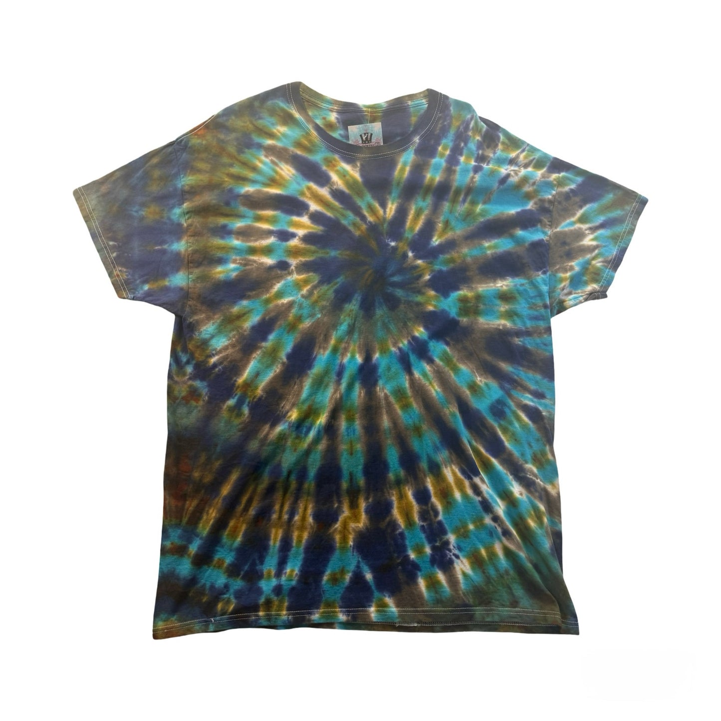 2XL tie-dye spiral T-Shirt dyed by stealy dealies