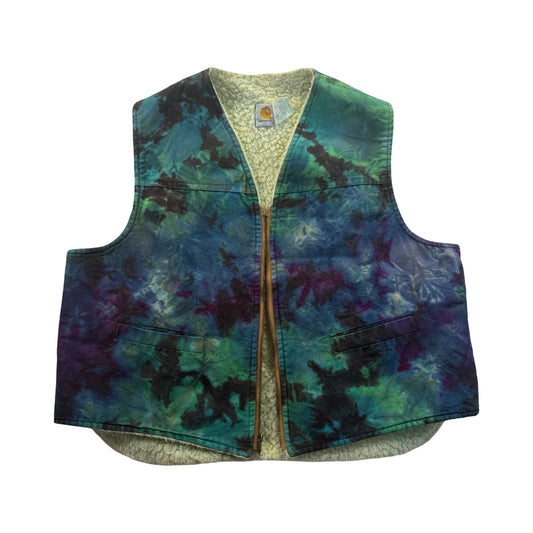 XXL vintage Carhartt, Tie Dye vest by Air Bear Wear