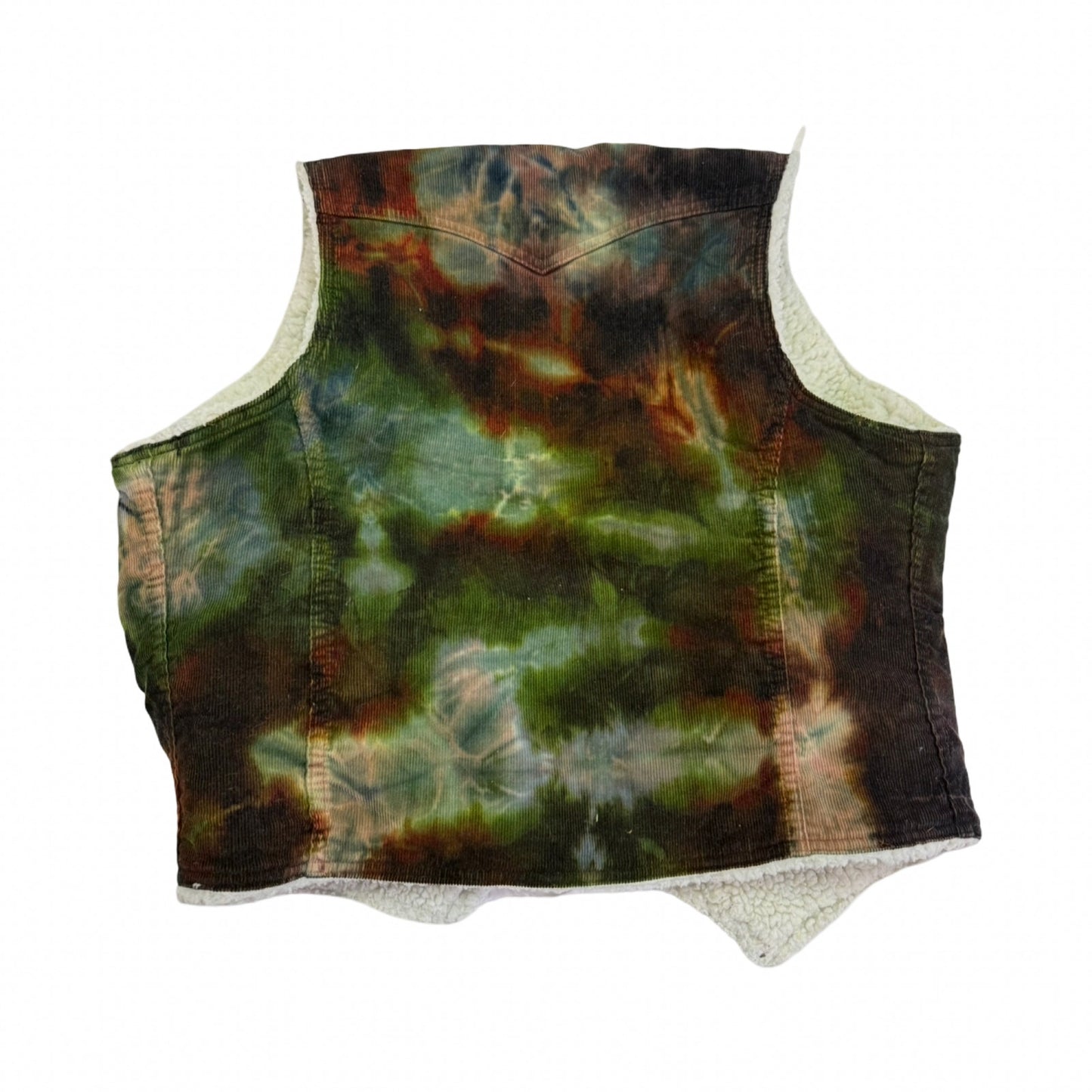 Vintage Large Levi’s vest reverse dyed by air bear wear