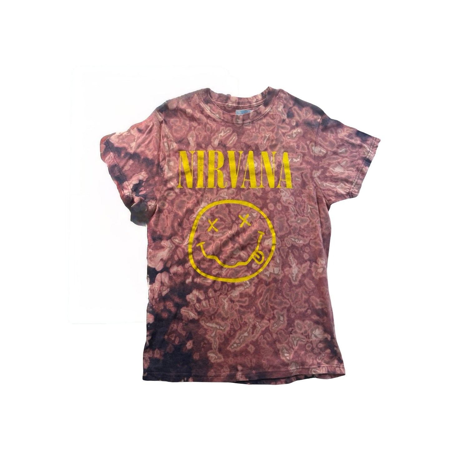 Large tie-dye nirvana nevermind t shirt dyed by stealy dealies