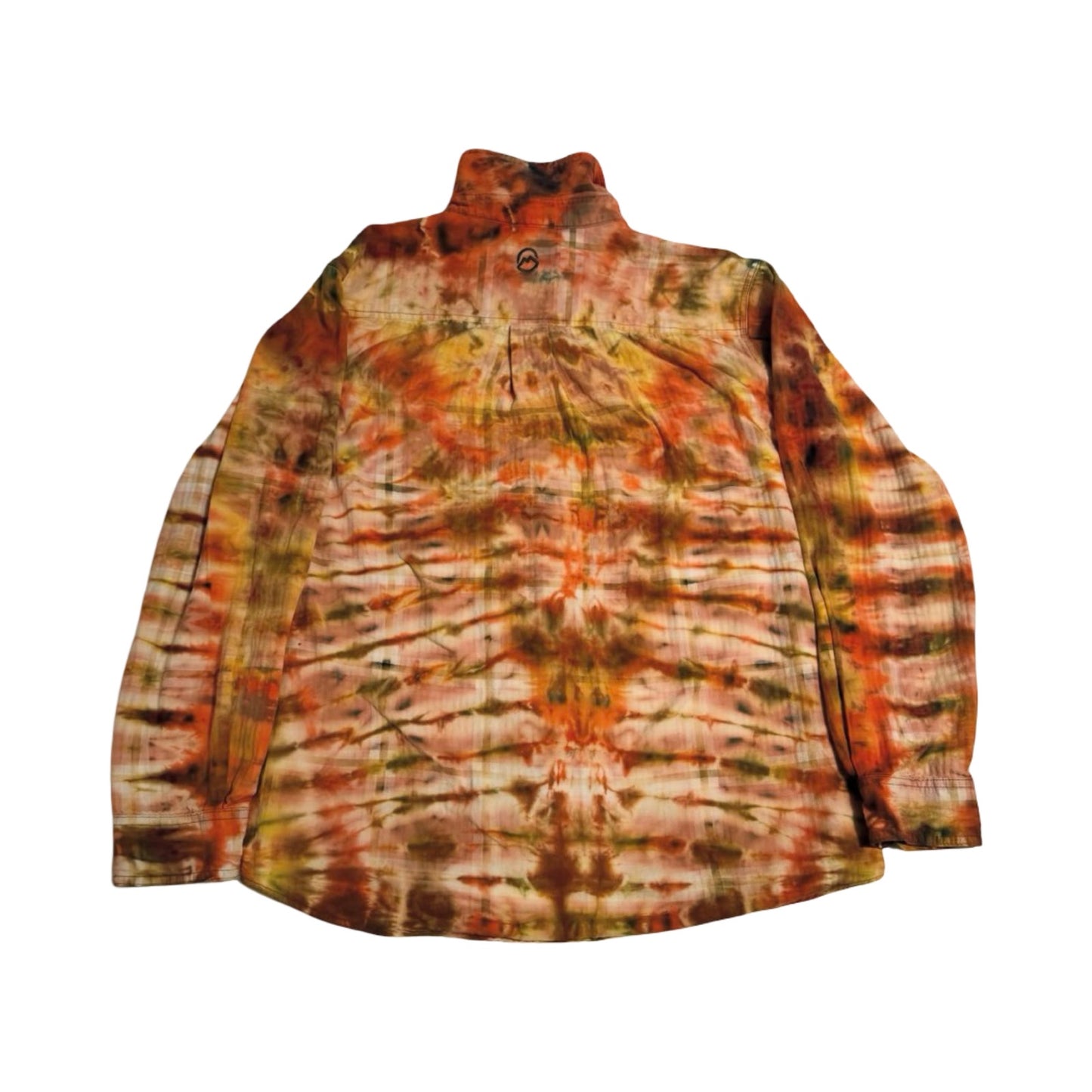 Magellan outdoors XL long sleeve button down flannel reverse dyed by air Bear wear