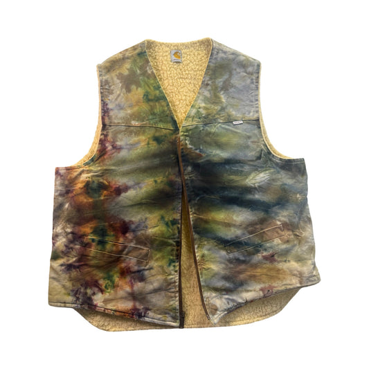 XXL vintage Carhartt, Tie Dye vest by Air Bear Wear