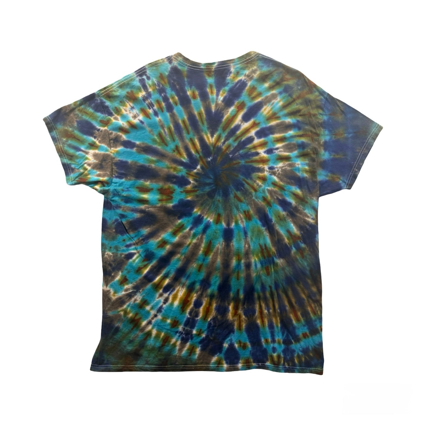 2XL tie-dye spiral T-Shirt dyed by stealy dealies